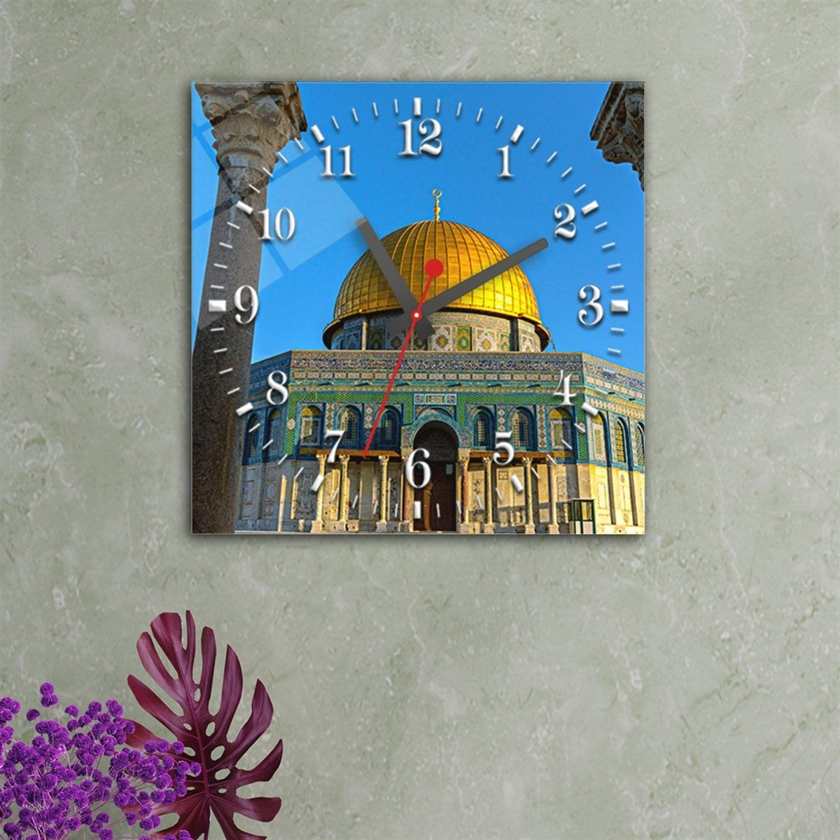 islamic-glass-wall-clocks-muslim-home-decorations-islamicartstores