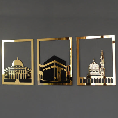 kaaba,-al-aqsa-mosque,-masjid-an-nabawi-wood-wall-art-set-of-3-for-homes-islamicartstores